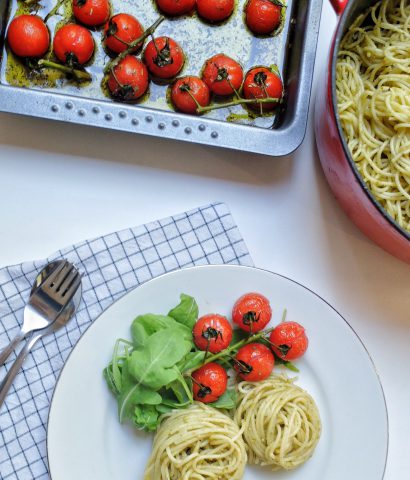 goedkoop pasta pesto recept, resto du coeur